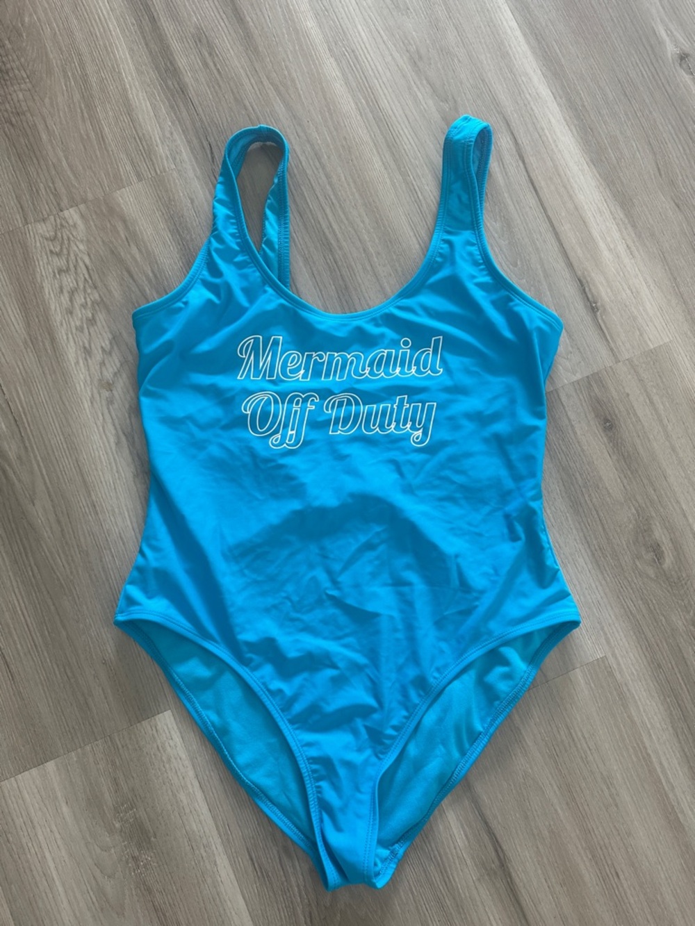 Mermaid Off Duty Blue One-Piece Swimsuit